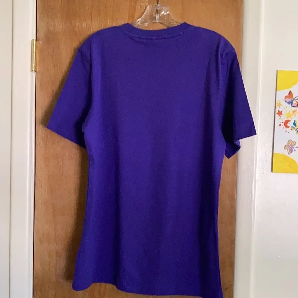 1 LEFT! Medium-Adidas Originals Logo T-shirt purple